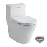 Bồn cầu 1 khối TOTO CW166RB nắp đóng êm TC384CVK nắp TC384CVK
