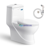 Bồn cầu 1 khối VIGLACERA V38M nắp đóng êm