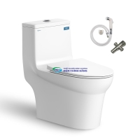 Bồn cầu 1 khối VIGLACERA V65 nắp đóng êm