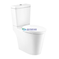 Bồn cầu 2 khối COTTO C167507 nắp đóng êm