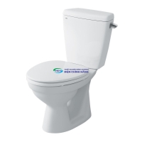 Bồn cầu 2 khối INAX C-117VA (C117VA) xả gạt nắp thường