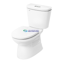 Bồn cầu 2 khối INAX C-306VA (C306VA) xả nhấn nắp thường