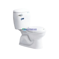 Bồn cầu 2 khối Thiên Thanh CE01 nắp đóng êm