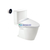 Bồn cầu 2 khối xả cảm ứng nắp điện tử INAX ACT-602 + CW-H20VN