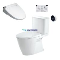 Bồn cầu 2 khối xả cảm ứng nắp điện tử INAX ACT-602 + CW-KA22AVN