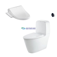 Bồn cầu 2 khối xả cảm ứng nắp điện tử INAX ACT-832 + CW-H17VN