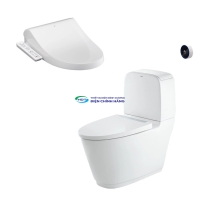 Bồn cầu 2 khối xả cảm ứng nắp điện tử INAX ACT-832 + CW-H18VN