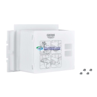 Bồn cầu treo tường GROHE 40950000 thoát ngang két nước âm tường