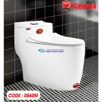 Bồn cầu 1 khối Kassani 0860M nắp đóng êm chính hãng