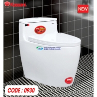 Bồn cầu 1 khối Kassani 930 nắp đóng êm chính hãng