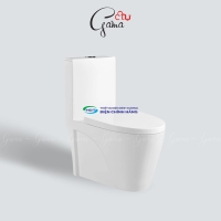 Bồn cầu 1 khối GAMA GMBC900 nắp đóng êm chính hãng