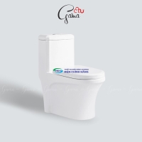 Bồn cầu 1 khối GAMA GMBC903 nắp đóng êm chính hãng