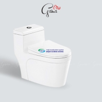 Bồn cầu 1 khối GAMA GMBC906 nắp đóng êm chính hãng