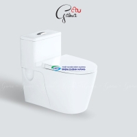 Bồn cầu 1 khối GAMA GMBC963 nắp đóng êm chính hãng