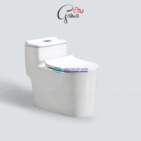 Bồn cầu 1 khối GAMA GMBC967 nắp đóng êm chính hãng