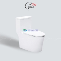 Bồn cầu 1 khối GAMA GMBC980 nắp đóng êm chính hãng