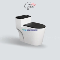 Bồn cầu 1 khối GAMA GMBC985 nắp đóng êm chính hãng