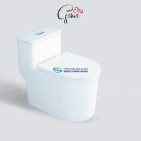 Bồn cầu 1 khối GAMA GMBC992 nắp đóng êm chính hãng