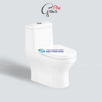 Bồn cầu 1 khối GAMA GMBC993 nắp đóng êm chính hãng