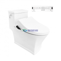 Bồn cầu 1 khối AMERICAN STANDARD WP-2025PR nắp điện tử