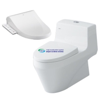 Bồn cầu 1 khối INAX AC-1035+CW-H17VN nắp điện tử