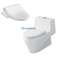 Bồn cầu 1 khối INAX AC-1035+CW-H18VN nắp điện tử