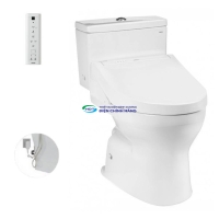 Bồn cầu 2 khối TOTO CS302DW14 nắp điện tử Washlet C5