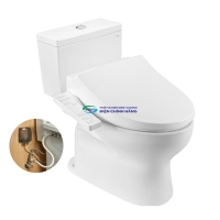 Bồn cầu 2 khối TOTO CS302DW26 nắp điện tử Washlet S1