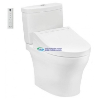 Bồn cầu 2 khối TOTO CS769CDRW15 nắp điện tử Washlet C5