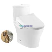 Bồn cầu 2 khối TOTO CS838DW26 nắp điện tử Washlet S1