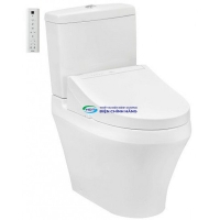 Bồn cầu 2 khối TOTO CS948CDW15 nắp điện tử Washlet C5