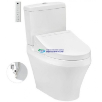 Bồn cầu 2 khối TOTO CS948DW14 nắp điện tử Washlet C5