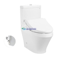 Bồn cầu 2 khối TOTO CS948DW18 nắp điện tử Washlet C2