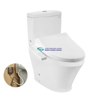 Bồn cầu 2 khối TOTO CS948DW26 nắp điện tử Washlet S1