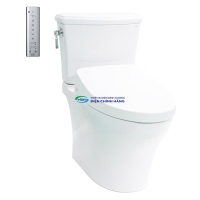Bồn cầu 2 khối TOTO CS986CGW12 nắp điện tử Washlet S7