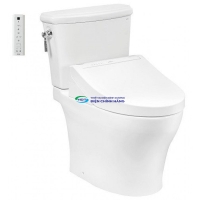 Bồn cầu 2 khối TOTO CS986CGW15 nắp điện tử Washlet C5