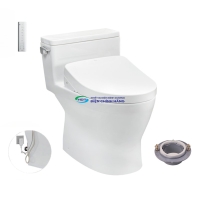 Bồn cầu 1 khối TOTO MS188VKW11 nắp điện tử Washlet S7