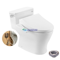 Bồn cầu 1 khối TOTO MS188VKW26 nắp điện tử Washlet S1