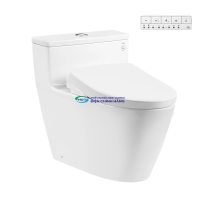 Bồn cầu 1 khối TOTO MS625CDW23 nắp điện tử Washlet S7 (giấu dây)