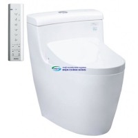 Bồn cầu 1 khối TOTO MS636CDRW12 nắp điện tử Washlet S7
