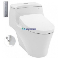 Bồn cầu 1 khối TOTO MS823DRW11 nắp điện tử Washlet S7