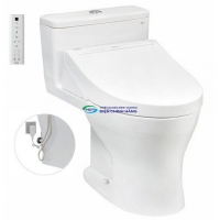 Bồn cầu 1 khối TOTO MS855DW14 nắp điện tử Washlet C5