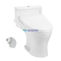 Bồn cầu 1 khối TOTO MS855DW16 nắp điện tử Washlet C2