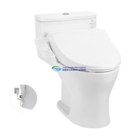 Bồn cầu 1 khối TOTO MS855DW18 nắp điện tử Washlet C2