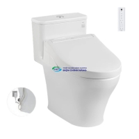 Bồn cầu 1 khối TOTO MS857DW14 nắp điện tử Washlet C5