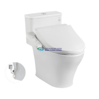 Bồn cầu 1 khối TOTO MS857DW18 nắp điện tử Washlet C2
