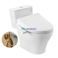 Bồn cầu 1 khối TOTO MS857DW26 nắp điện tử Washlet S1