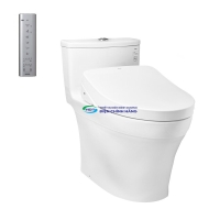 Bồn cầu 1 khối TOTO MS885CDW12 nắp điện tử Washlet S7