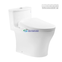 Bồn cầu 1 khối TOTO MS885CDW23 nắp điện tử Washlet S7 (giấu dây)