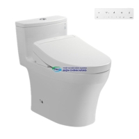 Bồn cầu 1 khối TOTO MS885CDW25 nắp điện tử Washlet S5 (giấu dây)